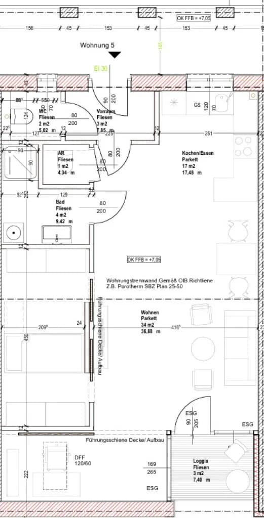 1-Zimmer-Wohnung mieten in Weiz – 60,35 m², € 729 – Bild 11 von 11
