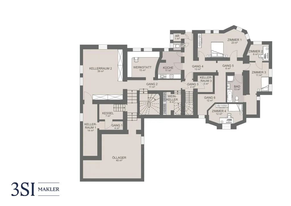 22-Zimmer-Immobilie kaufen in Mödling – 980 m² – Bild 13 von 18