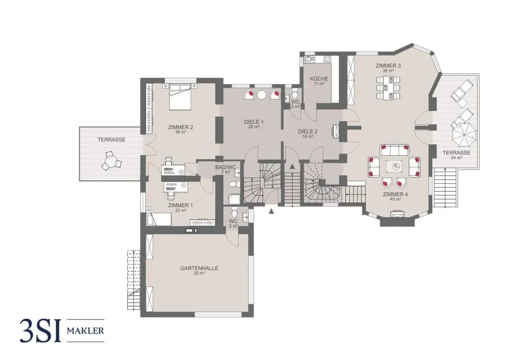22-Zimmer-Immobilie kaufen in Mödling – 980 m² – Bild 14 von 18