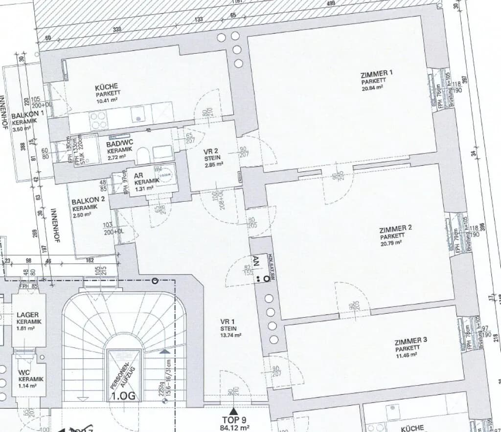 3-Zimmer-Wohnung kaufen in Graz – 84,12 m², € 325.000 – Bild 13 von 13