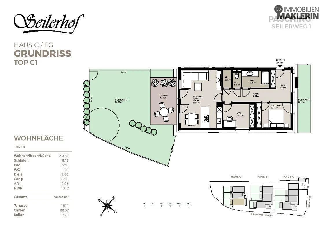 3-Zimmer-Wohnung kaufen in Linz Land – 78,92 m², € 418.000 – Bild 17 von 18