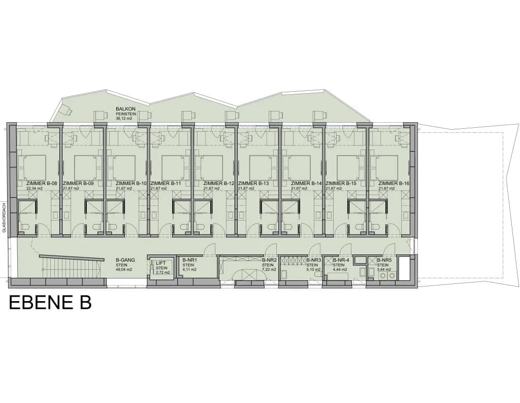25-Zimmer-Gewerbeimmobilie mieten in Salzburg-Umgebung – 877 m² – Bild 13 von 15