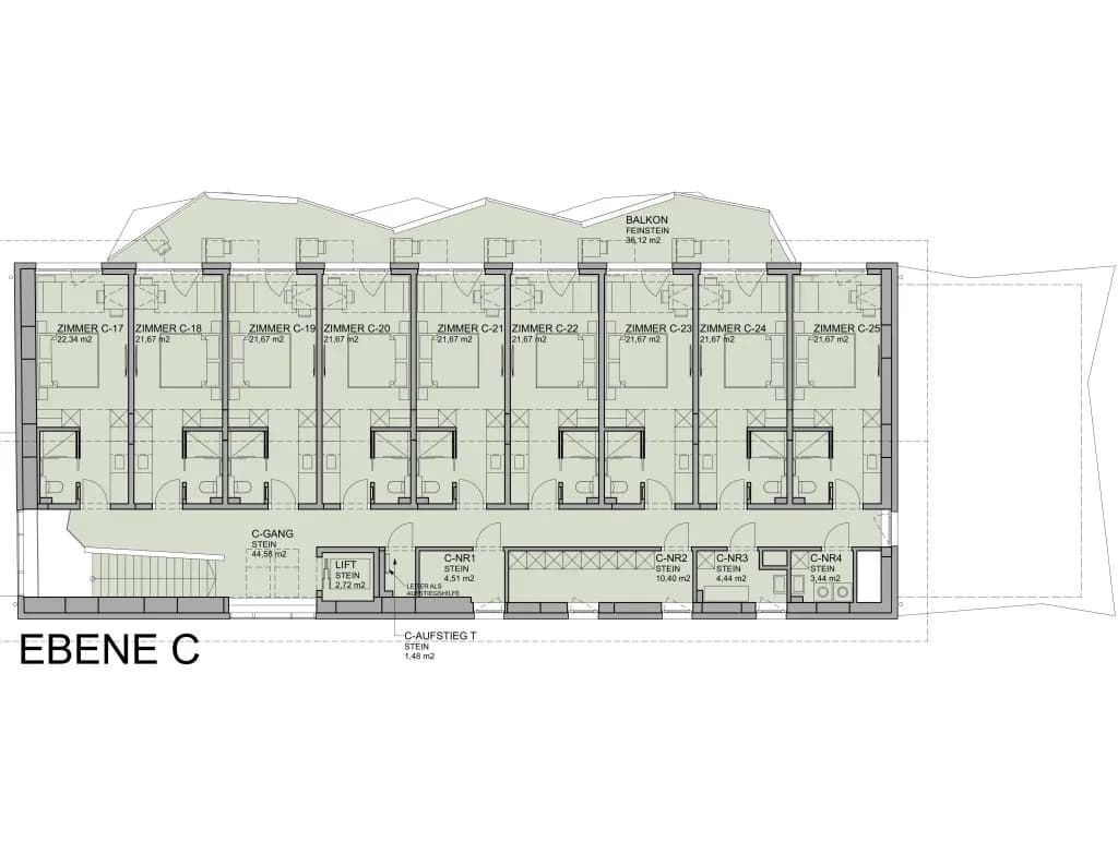 25-Zimmer-Gewerbeimmobilie mieten in Salzburg-Umgebung – 877 m² – Bild 14 von 15