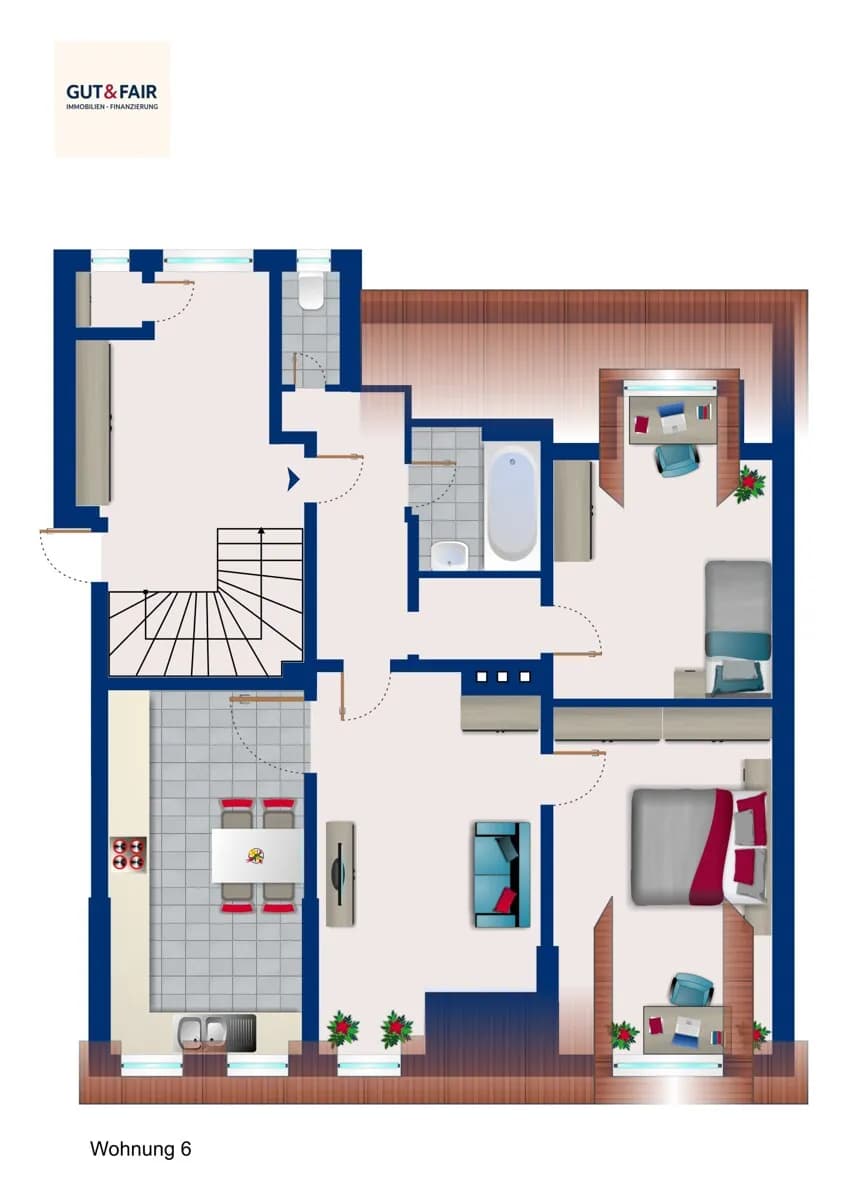 2-Zimmer-Wohnung kaufen in Neunkirchen – 56,43 m², € 78.438 – Bild 13 von 15