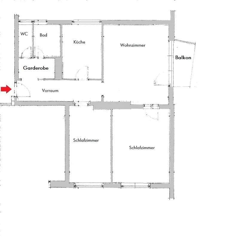 3-Zimmer-Wohnung mieten in Murtal – 68,4 m², € 341 – Bild 2 von 2
