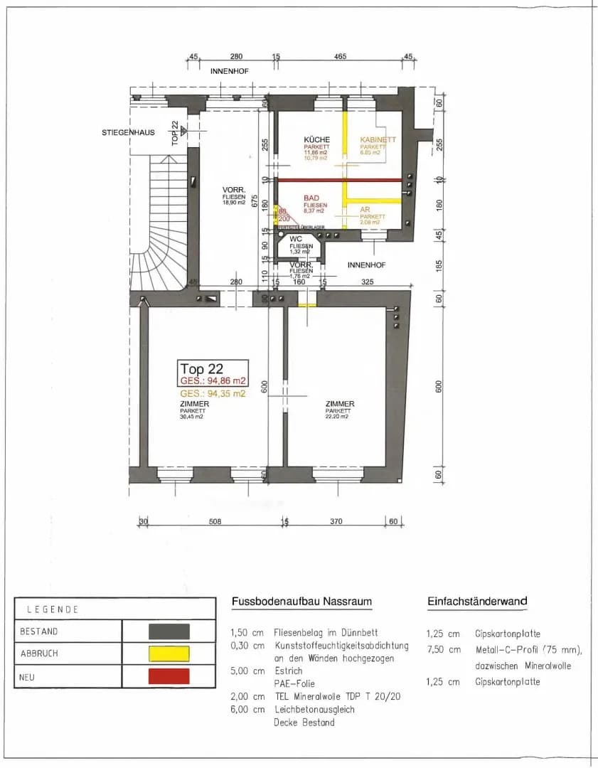 2-Zimmer-Wohnung mieten in Wien – 94,86 m², € 2.086 – Bild 30 von 30