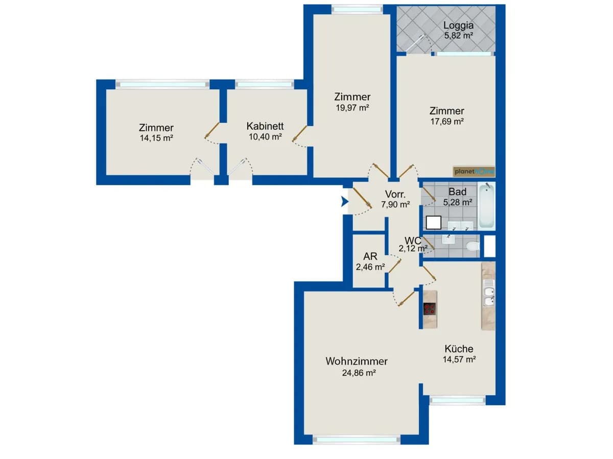 5-Zimmer-Wohnung kaufen in Wien – 125 m², € 580.000 – Bild 22 von 22