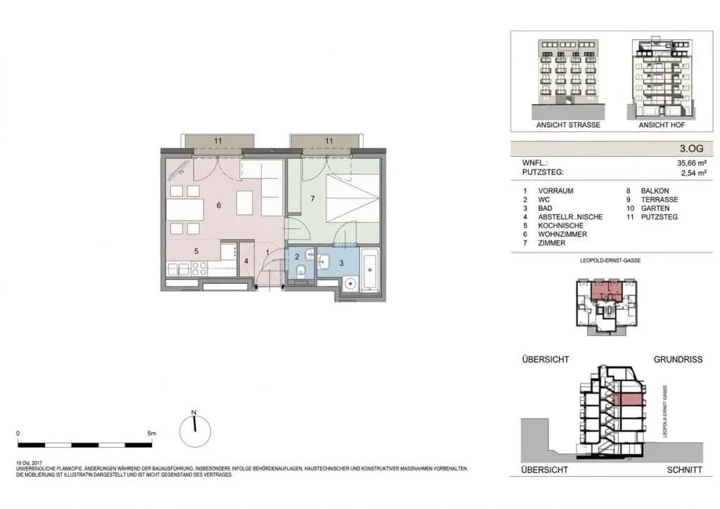 2-Zimmer-Wohnung mieten in Wien – 35,66 m², € 860 – Bild 25 von 25