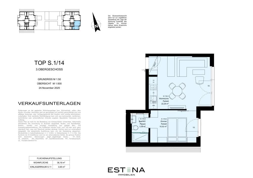 2-Zimmer-Wohnung mieten in Wien – 36,16 m², € 799 – Bild 8 von 9