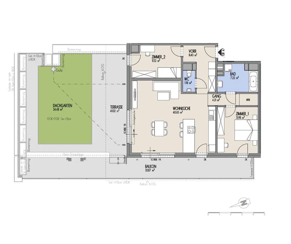 3-Zimmer-Wohnung kaufen in Wien – 88,06 m², € 620.000 – Bild 2 von 4