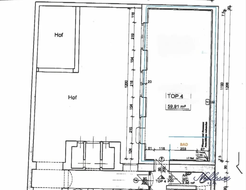 1-Zimmer-Gewerbeimmobilie mieten in Wien – 60 m², € 997 – Bild 9 von 9