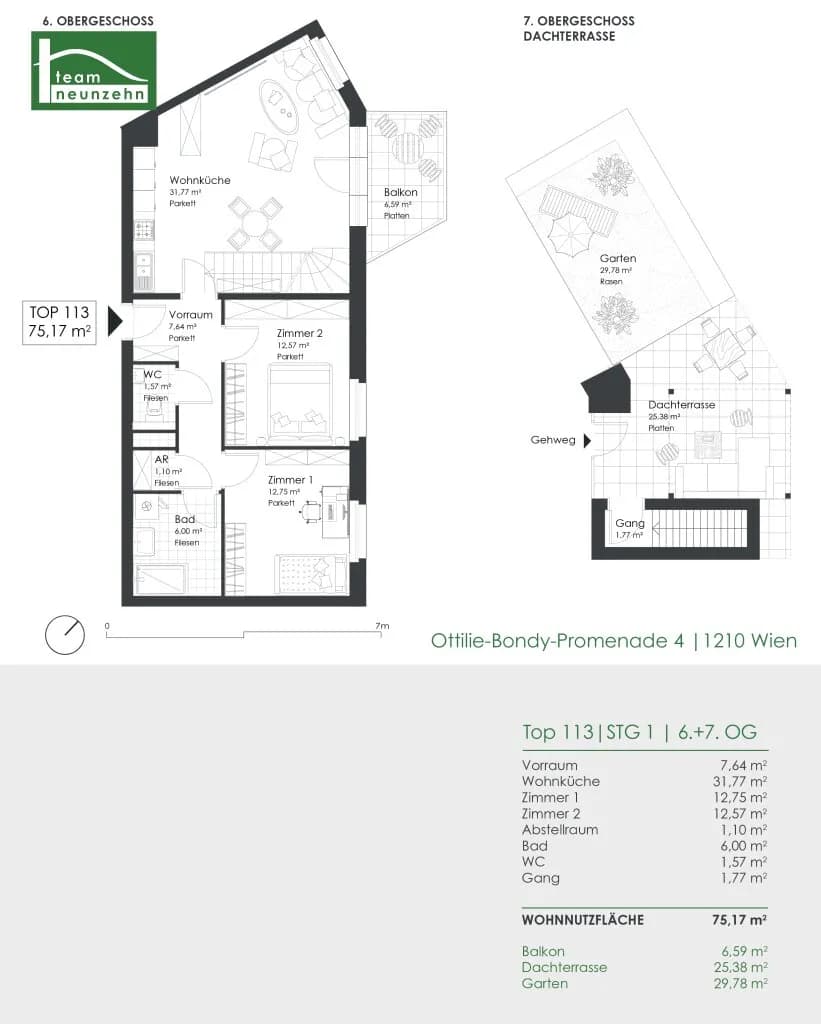 3-Zimmer-Wohnung kaufen in Wien – 75,17 m², € 619.000 – Bild 28 von 28