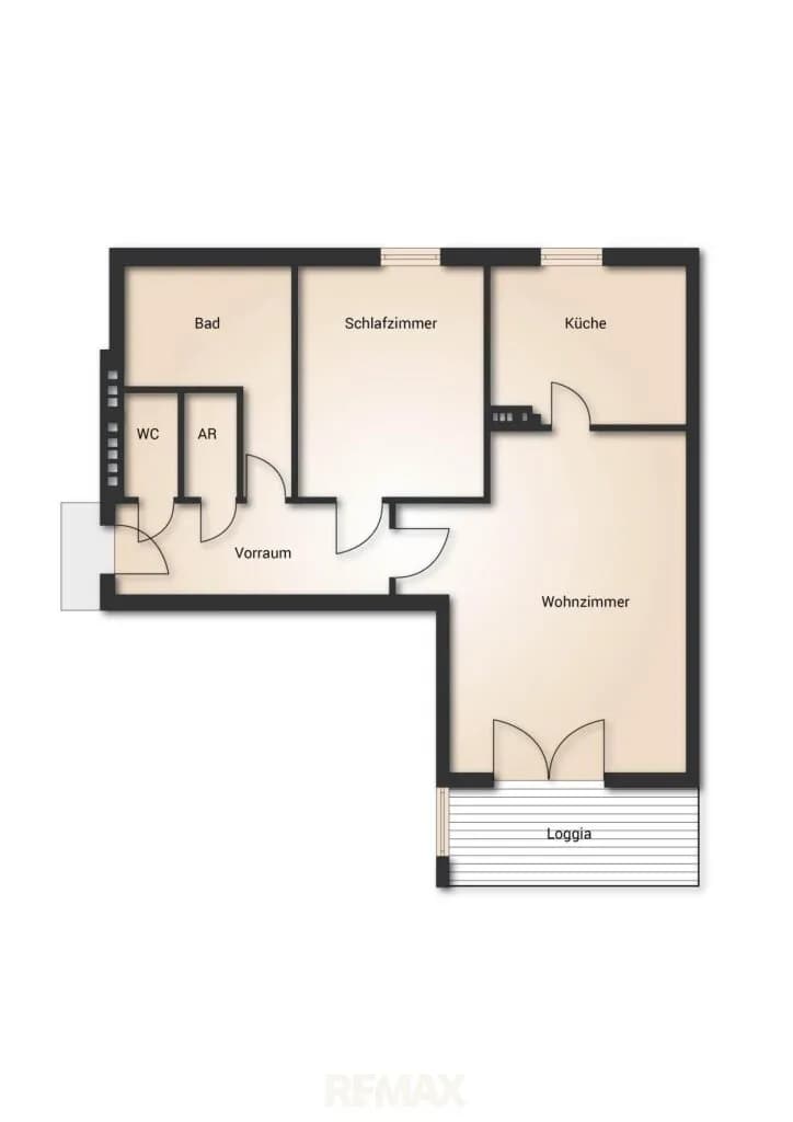 2-Zimmer-Wohnung kaufen in Waidhofen an der Ybbs – 65 m², € 105.000 – Bild 9 von 9