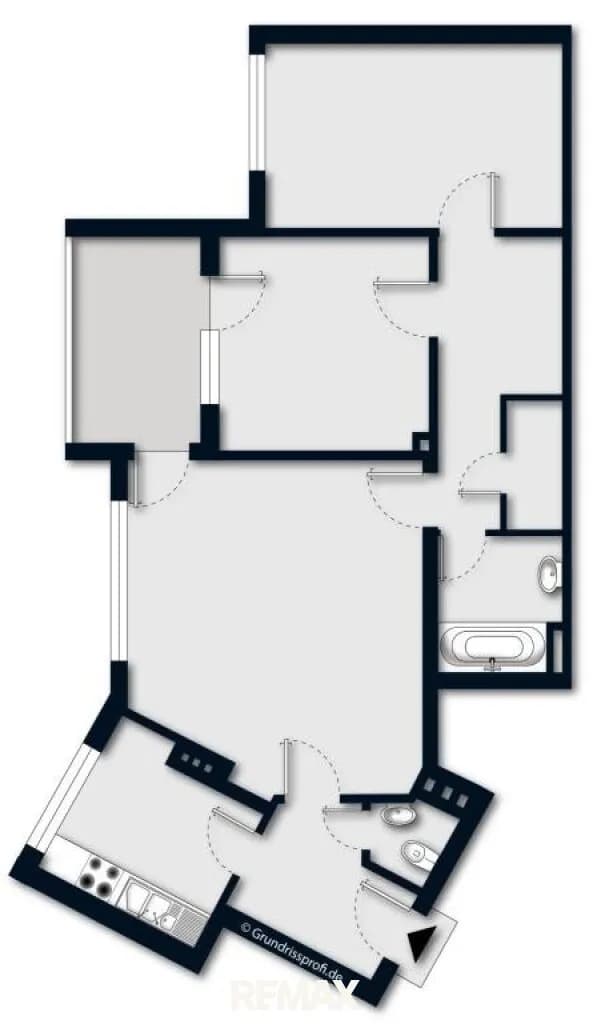 3-Zimmer-Immobilie mieten in Amstetten – 81 m², € 748 – Bild 9 von 9