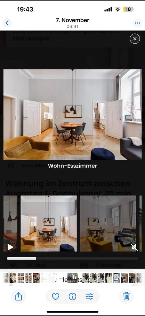 2-Zimmer-Wohnung mieten in Wien – 100 m², € 1.500