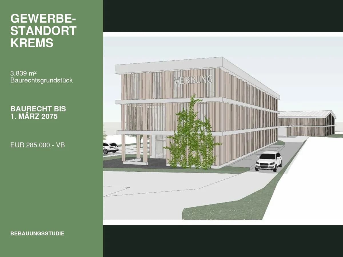 Immobilie kaufen in Krems an der Donau – 3 829 m², € 285.000 – Bild 2 von 6