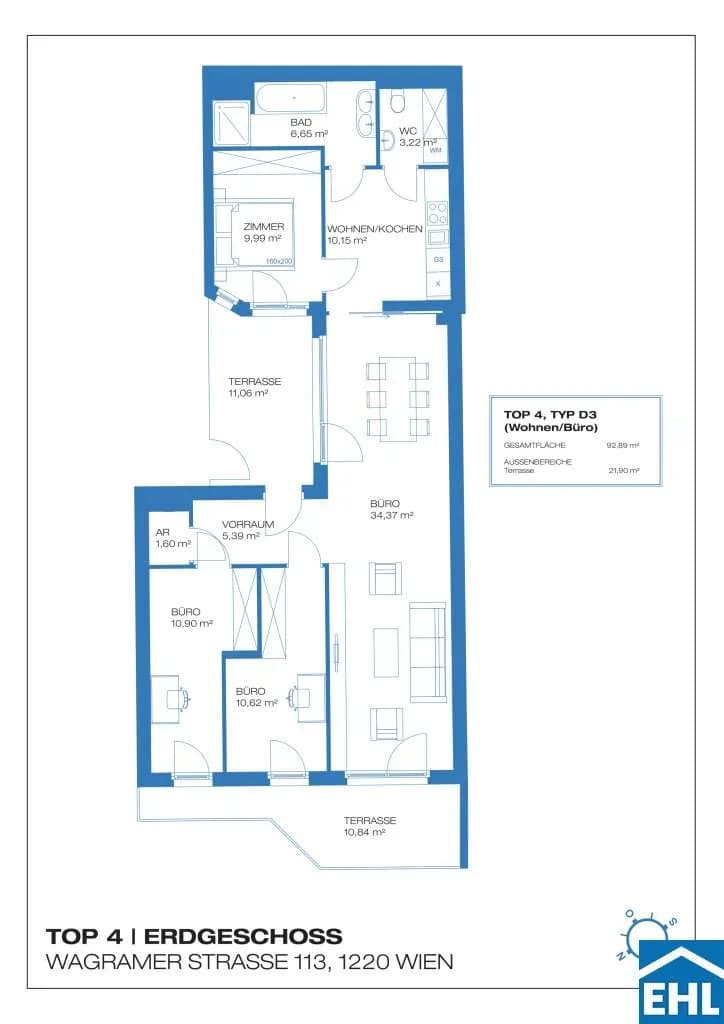 4-Zimmer-Wohnung kaufen in Wien – 92,89 m², € 580.713 – Bild 7 von 7