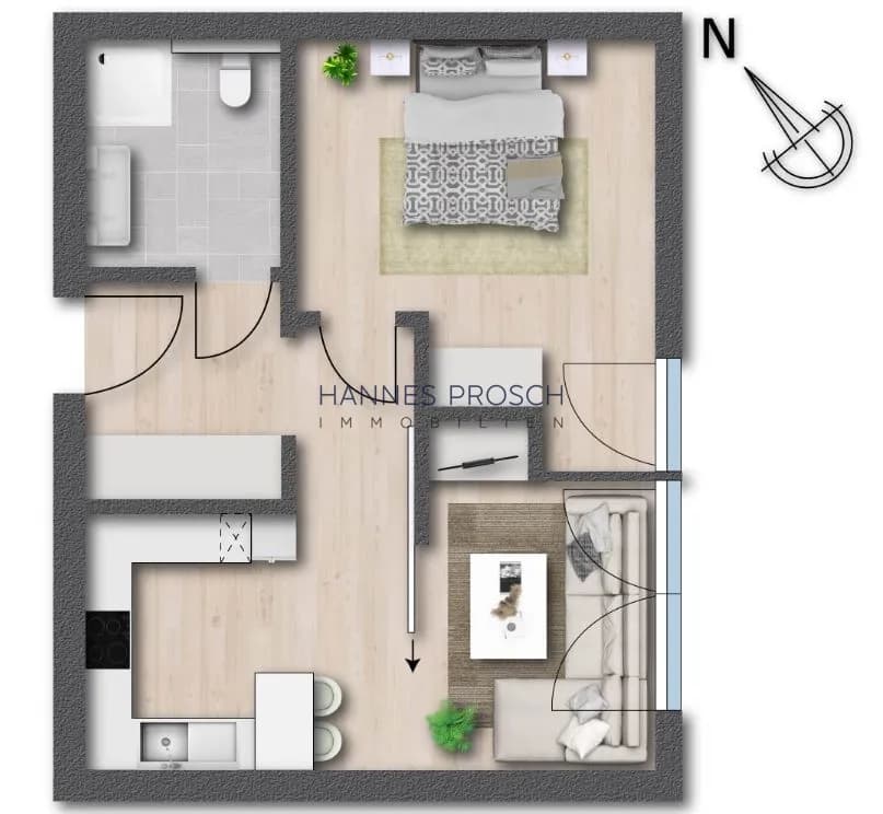 2-Zimmer-Wohnung kaufen in Kitzbühel – 40,49 m², € 329.000