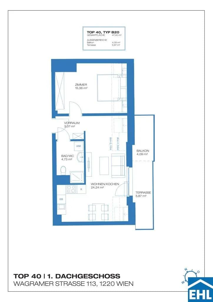 Immobilie kaufen in Wien – 47,4 m², € 297.772 – Bild 13 von 13