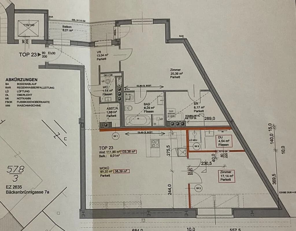 3-Zimmer-Wohnung kaufen in Wien – 111,85 m², € 695.000 – Bild 21 von 21