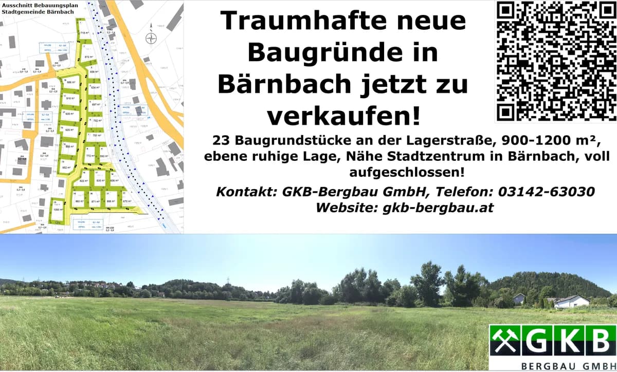 Grundstück kaufen in Voitsberg – 900 m², € 120 – Bild 1 von 2