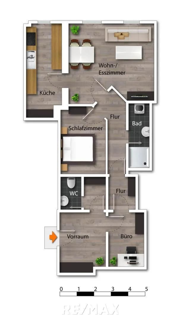 Wohnung kaufen in Wels-Land – 84,94 m², € 147.600 – Bild 2 von 7