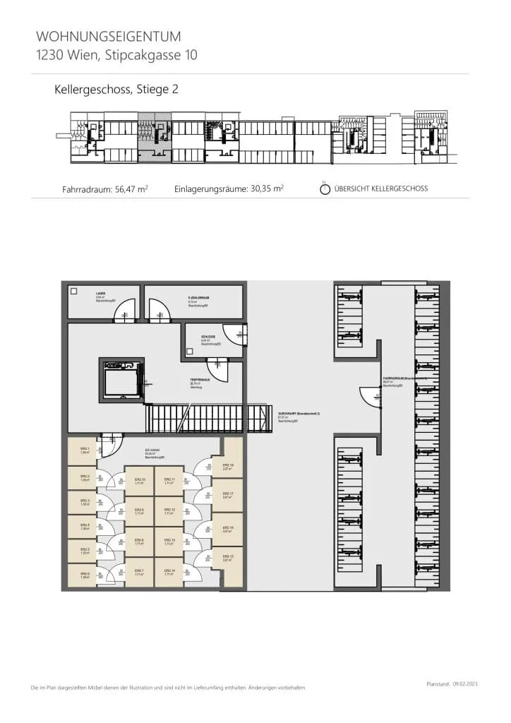 2-Zimmer-Wohnung mieten in Wien – 52,49 m², € 985 – Bild 24 von 24