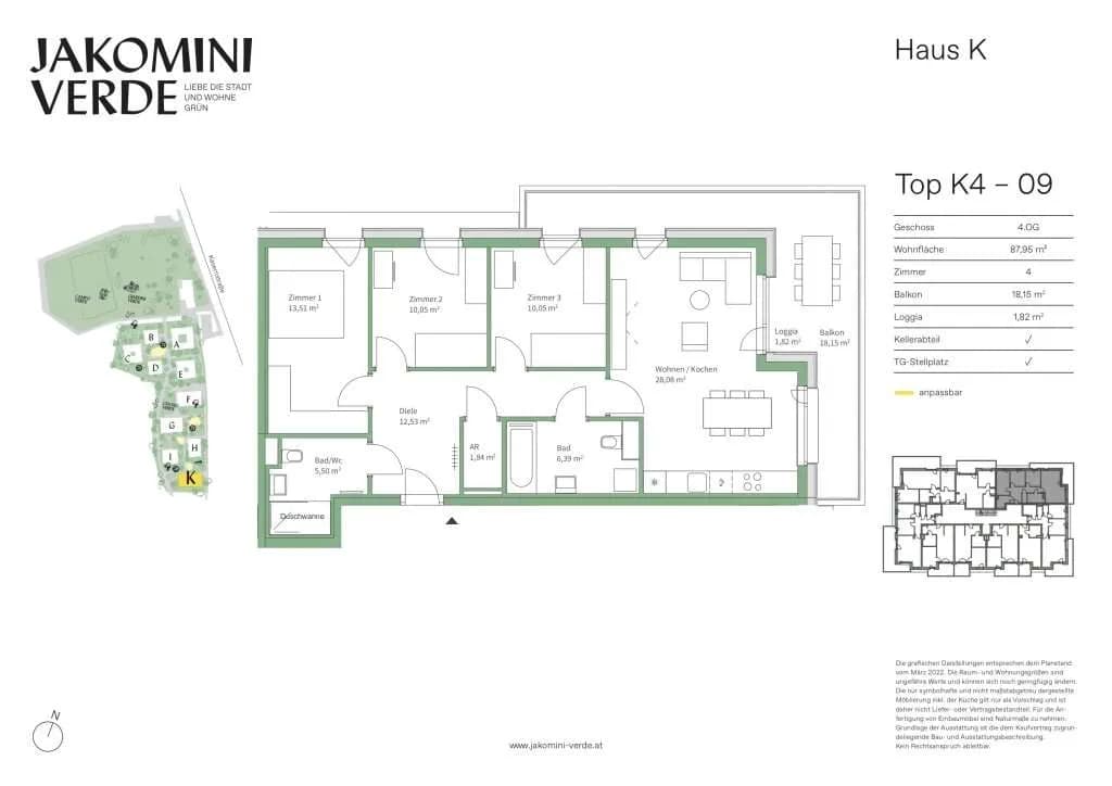 4-Zimmer-Wohnung kaufen in Graz – 87,95 m², € 449.000 – Bild 16 von 16