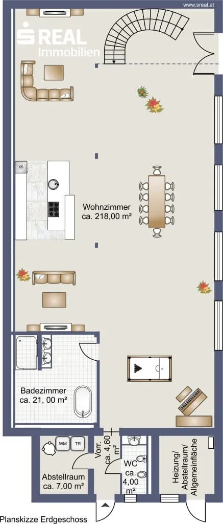 2-Zimmer-Immobilie kaufen in Baden – 322,6 m², € 890.000 – Bild 5 von 6