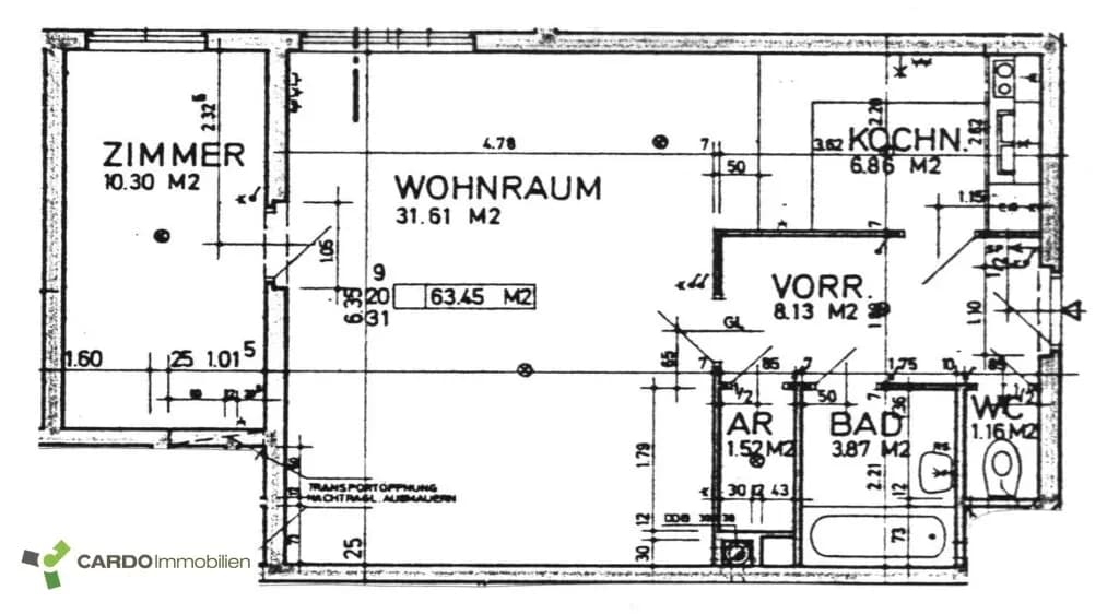 2-Zimmer-Wohnung mieten in Wien – 63,45 m², € 1.011 – Bild 13 von 13