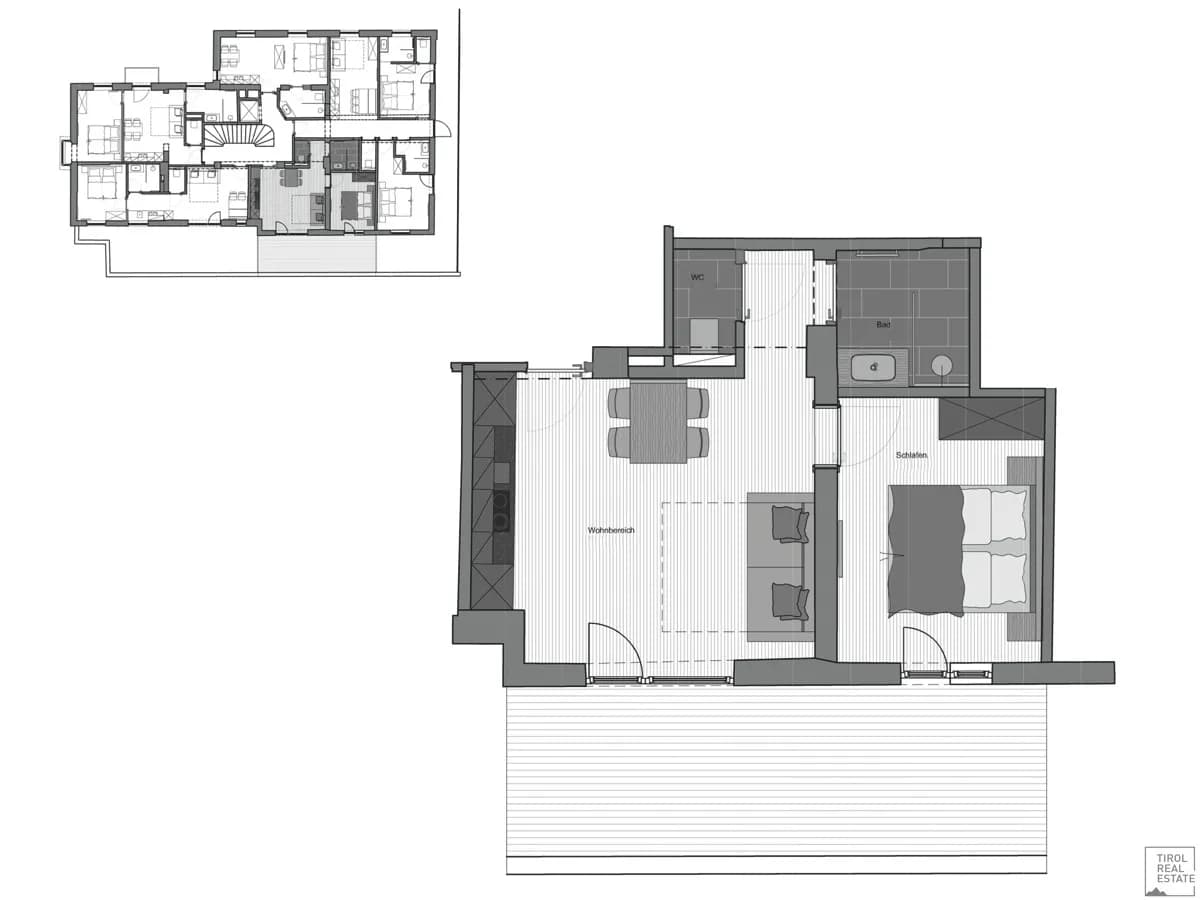 2-Zimmer-Wohnung kaufen in Innsbruck-Land – 37,61 m², € 284.000 – Bild 8 von 10