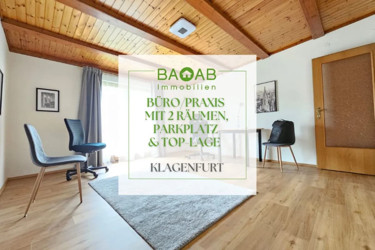 2-Zimmer-Gewerbeimmobilie mieten in Klagenfurt – 50 m², € 750