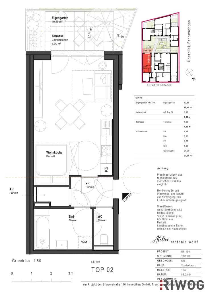 1-Zimmer-Wohnung mieten in Wien – 37,21 m², € 864 – Bild 8 von 8