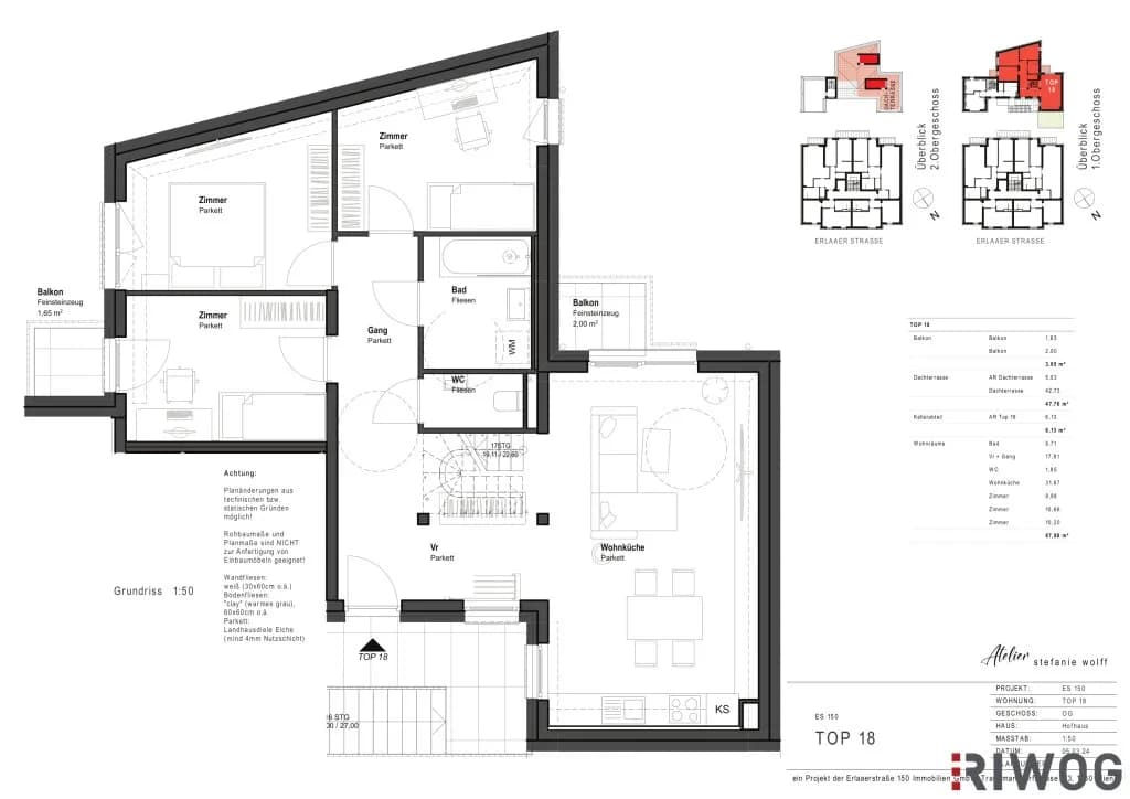 4-Zimmer-Wohnung mieten in Wien – 80,52 m², € 2.200 – Bild 26 von 26