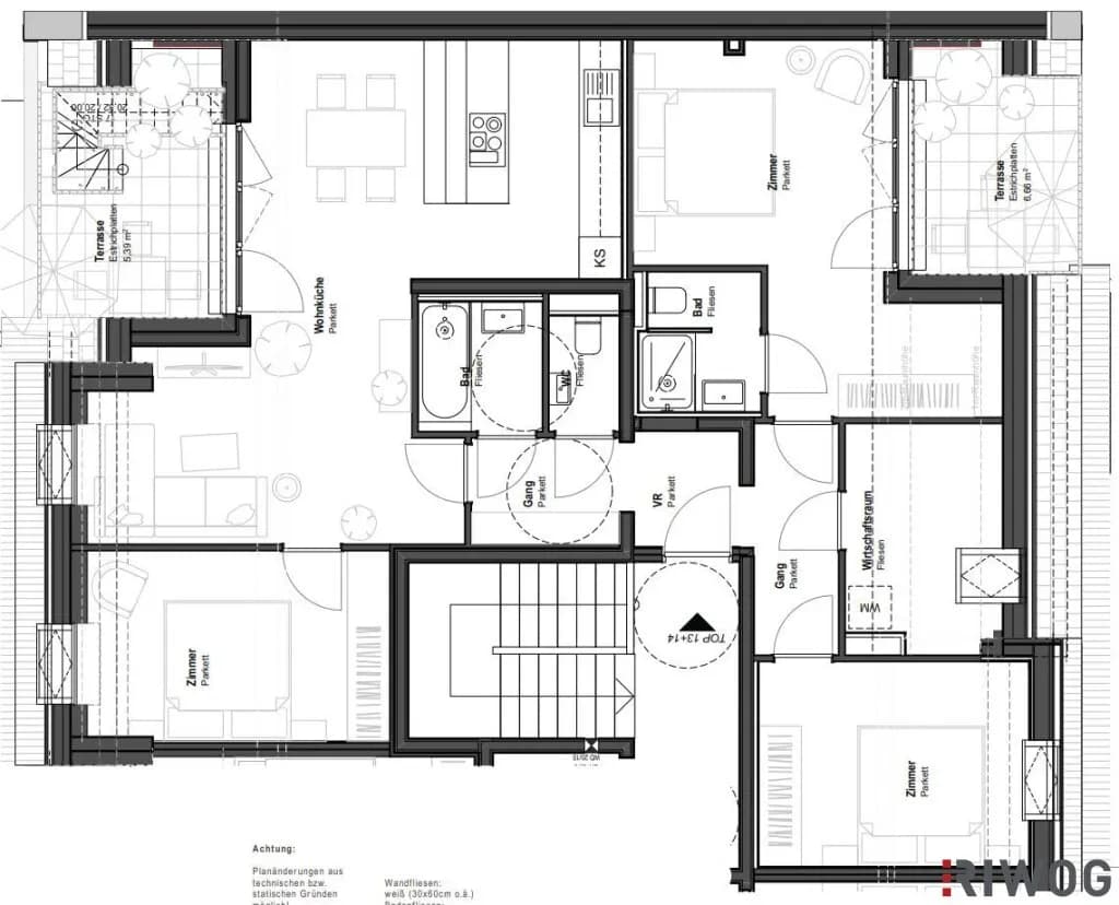 4-Zimmer-Wohnung mieten in Wien – 105,98 m², € 2.500 – Bild 17 von 18