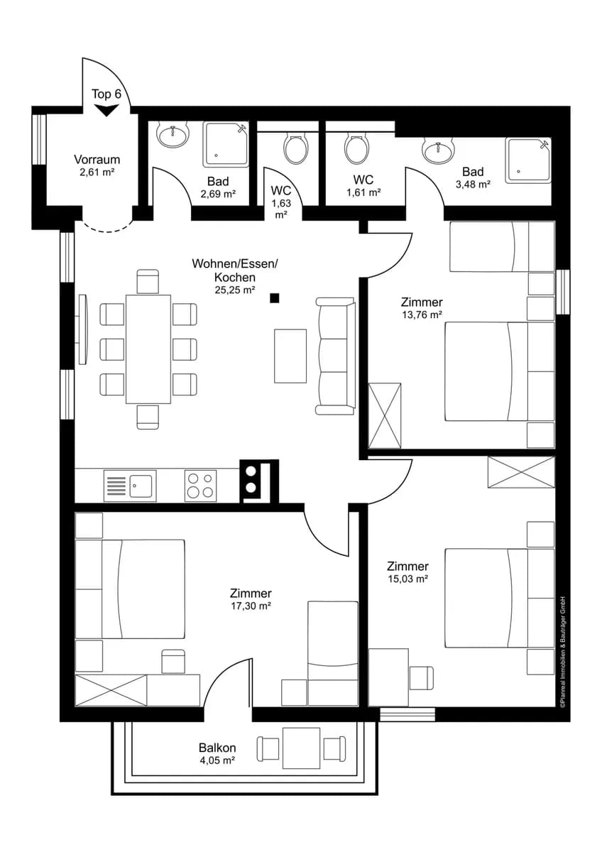 4-Zimmer-Wohnung kaufen in Tamsweg – 83,36 m², € 499.000 – Bild 18 von 18