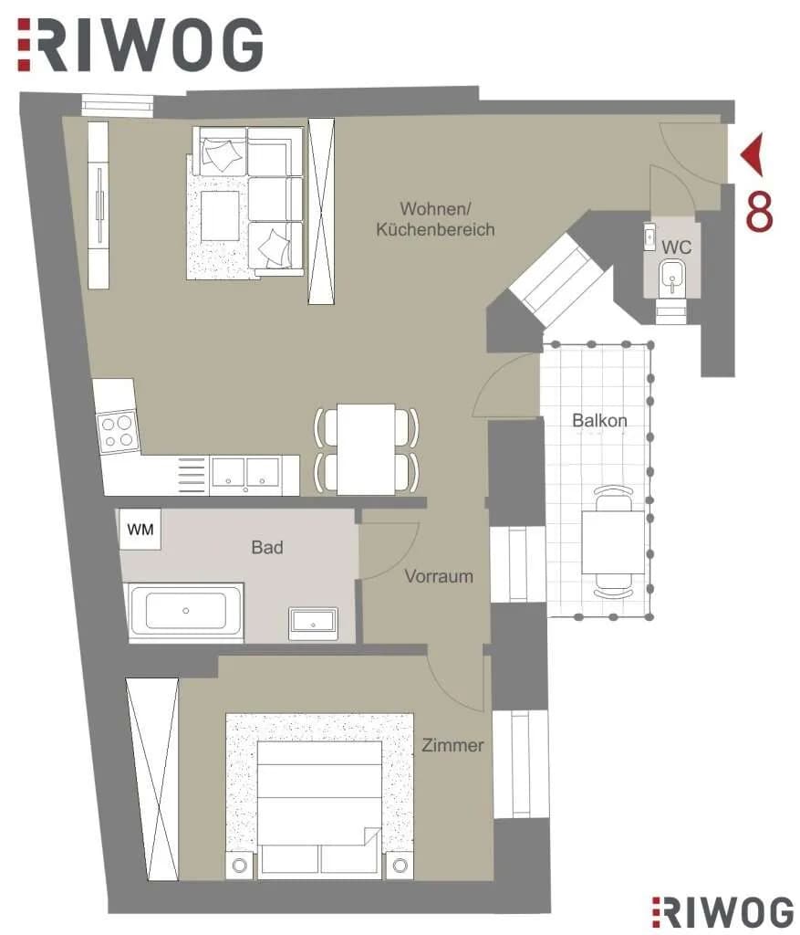 2-Zimmer-Wohnung kaufen in Wien – 62 m², € 399.000 – Bild 14 von 14