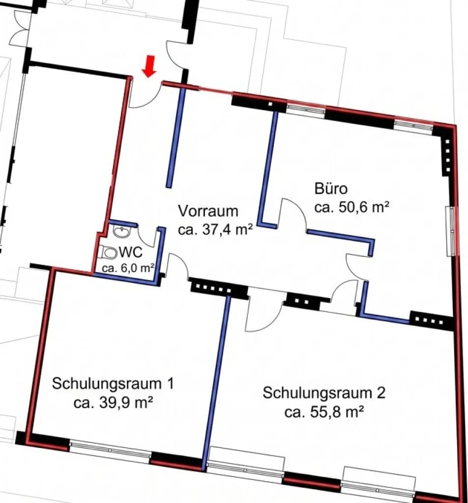 3-Zimmer-Gewerbeimmobilie mieten in Wien – 190 m², € 3.410 – Bild 10 von 10