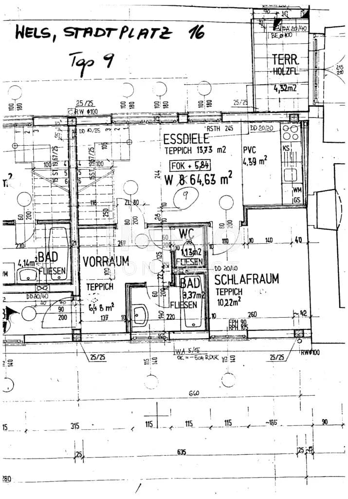 2-Zimmer-Wohnung mieten in Wels – 64,63 m², € 838 – Bild 12 von 12