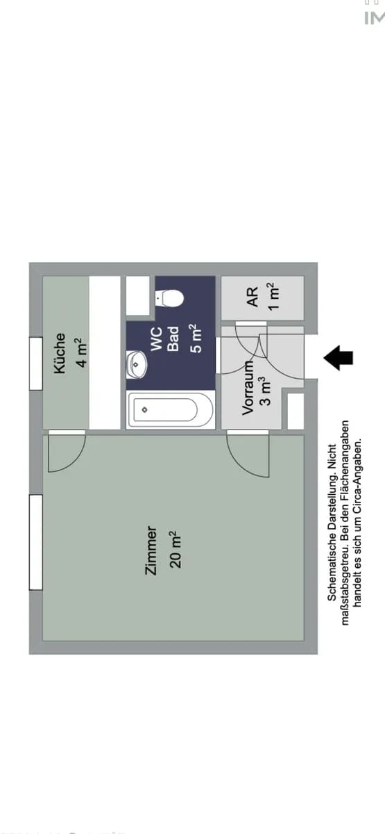 2-Zimmer-Immobilie mieten in Wien – 38 m², € 820 – Bild 12 von 16