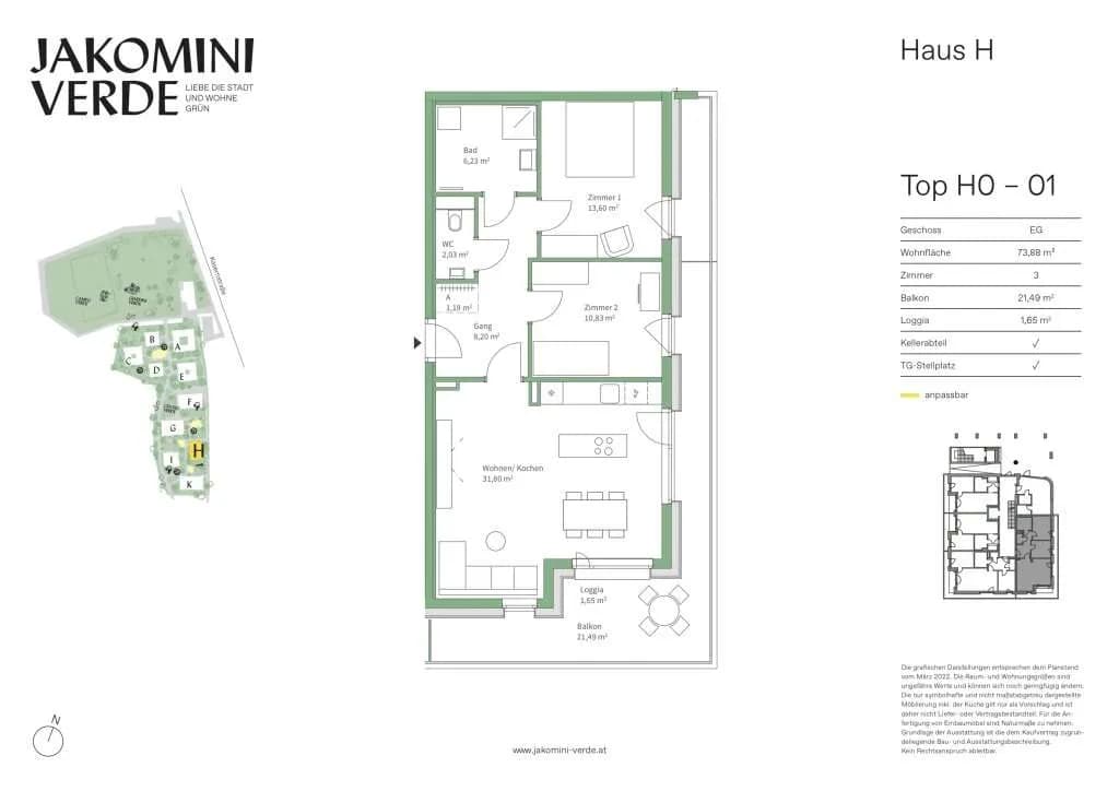 3-Zimmer-Wohnung kaufen in Graz – 73,88 m², € 363.000 – Bild 24 von 24