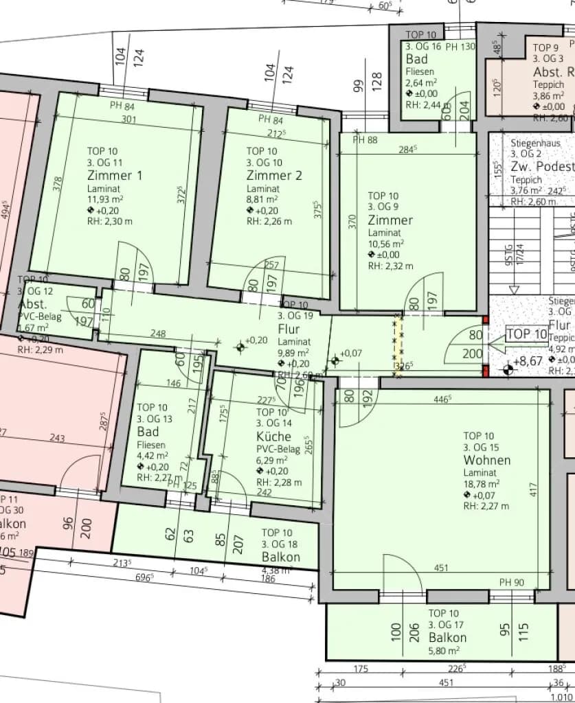 4-Zimmer-Wohnung kaufen in Salzburg-Umgebung – 74,99 m², € 412.445 – Bild 7 von 7