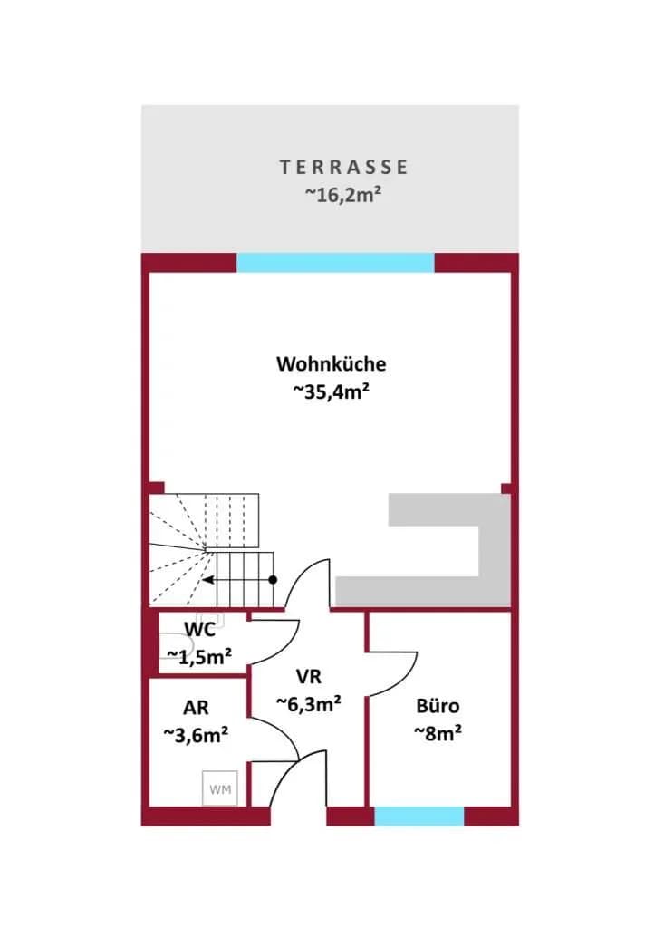 5-Zimmer-Immobilie mieten in Mattersburg – 108 m², € 1.100 – Bild 11 von 12