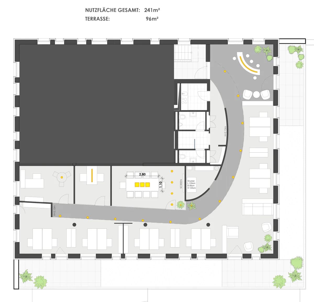 Gewerbeimmobilie mieten in Salzburg-Umgebung – 241 m², € 6.772 – Bild 2 von 5