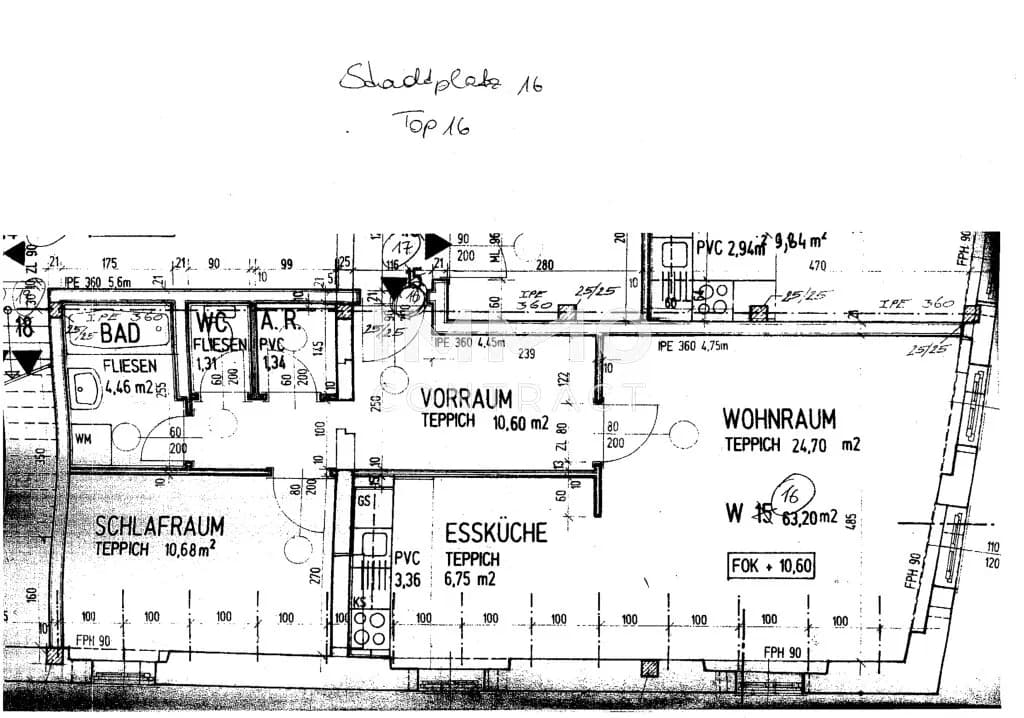 2-Zimmer-Wohnung mieten in Wels – 63,2 m², € 757 – Bild 10 von 10