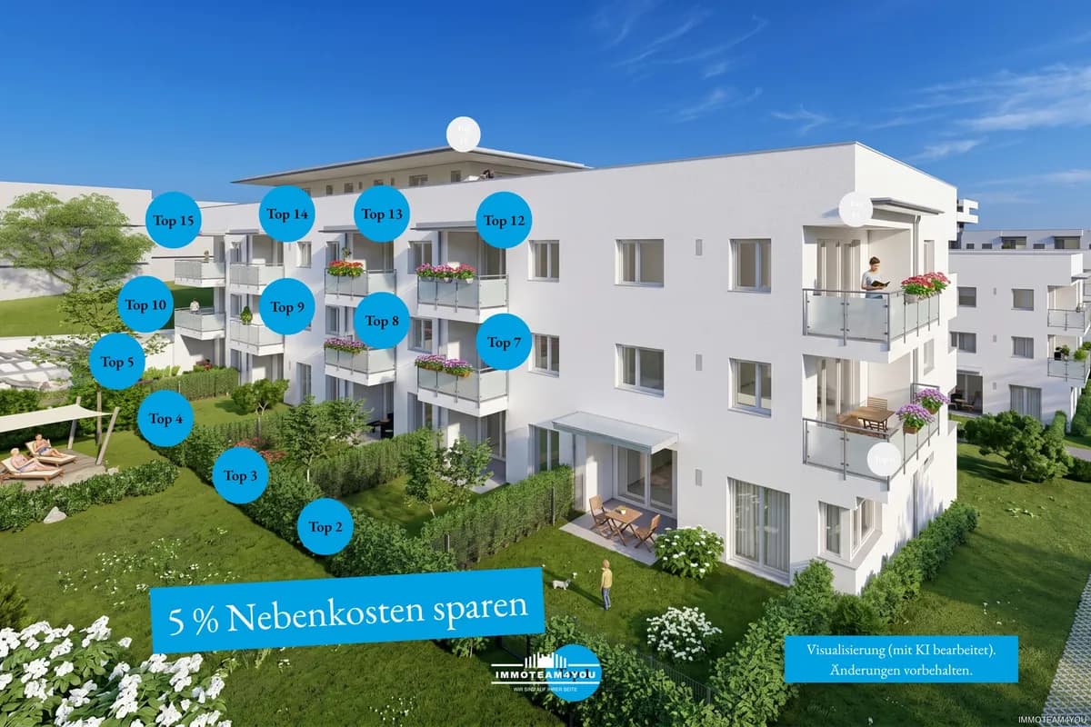 3-Zimmer-Wohnung kaufen in Vöcklabruck – 73,95 m², € 346.500 – Bild 3 von 12