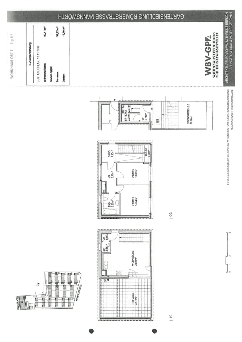 3-Zimmer-Wohnung mieten in Bruck an der Leitha – 80 m², € 1.052 – Bild 2 von 13