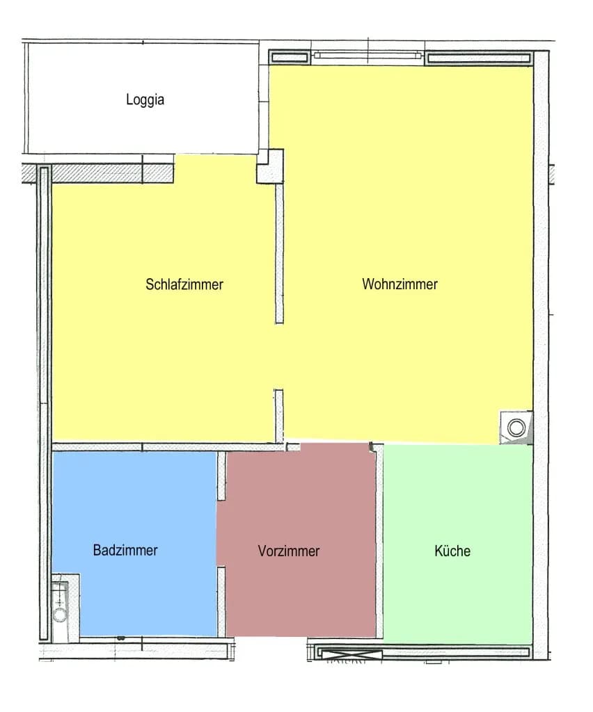 2-Zimmer-Wohnung mieten in Wien – 43 m², € 990 – Bild 10 von 11