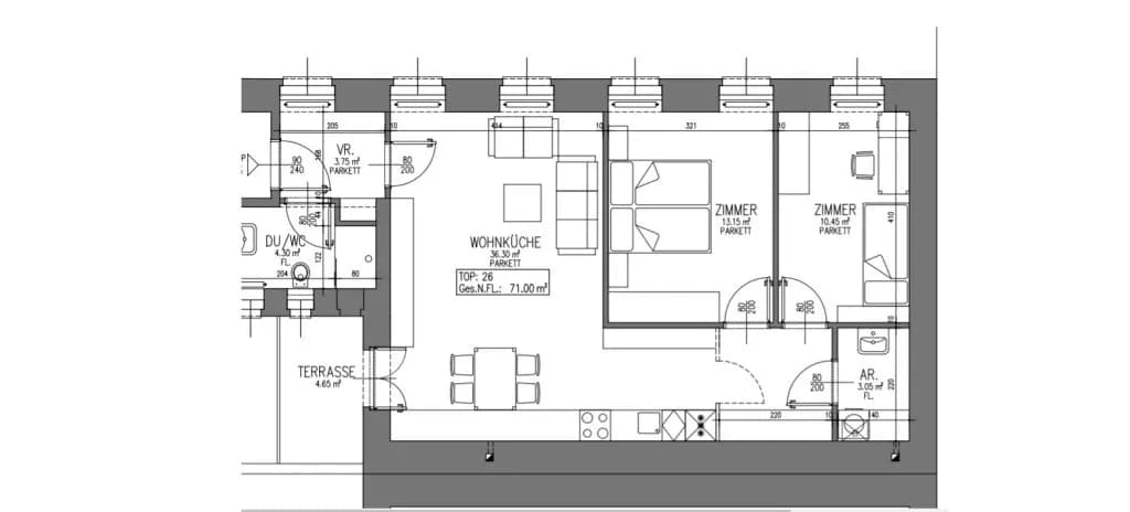 3-Zimmer-Wohnung mieten in Wien – 71 m², € 1.350 – Bild 27 von 27