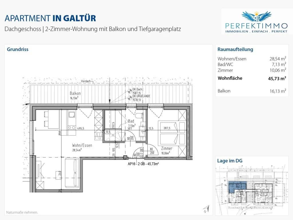 2-Zimmer-Wohnung kaufen in Landeck – 45,73 m², € 354.720 – Bild 3 von 3